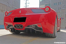 Load image into Gallery viewer, 2010-2015 Ferrari 458 Coupe Spyder OE Style Carbon Fiber Rear Diffuser - Carbonado Aero