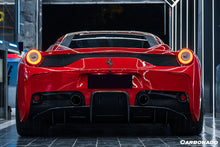 Load image into Gallery viewer, 2010-2015 Ferrari 458 speciale Style Carbon Fiber Rear Lip Diffuser - Carbonado