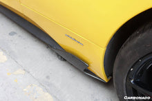 Load image into Gallery viewer, 2010-2015 Ferrari 458 Coupe &amp; Spider Speciale Style Carbon Fiber Side Skirts Canards - Carbonado