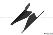 Load image into Gallery viewer, 2010-2015 Ferrari 458 Coupe Spyder Speciale Style Carbon Fiber Side Skirts Canards - Carbonado Aero