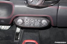 Load image into Gallery viewer, 2010-2015 Ferrari 458 Coupe Spyder OE Style DRY Carbon Fiber Control Panel Cover - Carbonado Aero