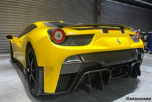 Load image into Gallery viewer, 2010-2015 Ferrari 458 Italy/Spider VRS Style Rear Bumper W/Tips - Carbonado Aero
