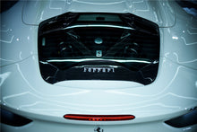 Load image into Gallery viewer, 2015-2020 Ferrari 488 Spider Dry Carbon Fiber Engine Hood With Glass - Carbonado
