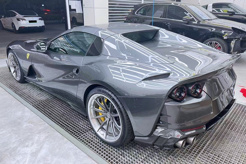 2019-2026 Ferrari 812 GTS Style DRY Carbon Fiber Trunk Spoiler