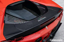 Load image into Gallery viewer, 2020-UP Ferrari SF90 Stradale Spider Assetto Fiorano Style Autoclave Carbon Fiber Trunk Spoiler