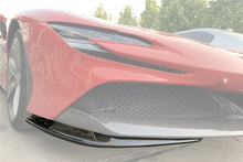 Load image into Gallery viewer, 2020-UP Ferrari SF90 Stradale OE Style Autoclave Carbon Fiber Front Bumper Side Splitter