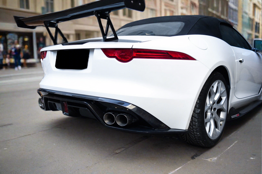 2013-2017 Jaguar F-Type Coupe & Convertible BS Style Rear Diffuser - Carbonado