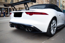 Load image into Gallery viewer, 2013-2017 Jaguar F-Type Coupe &amp; Convertible BS Style Rear Diffuser - Carbonado