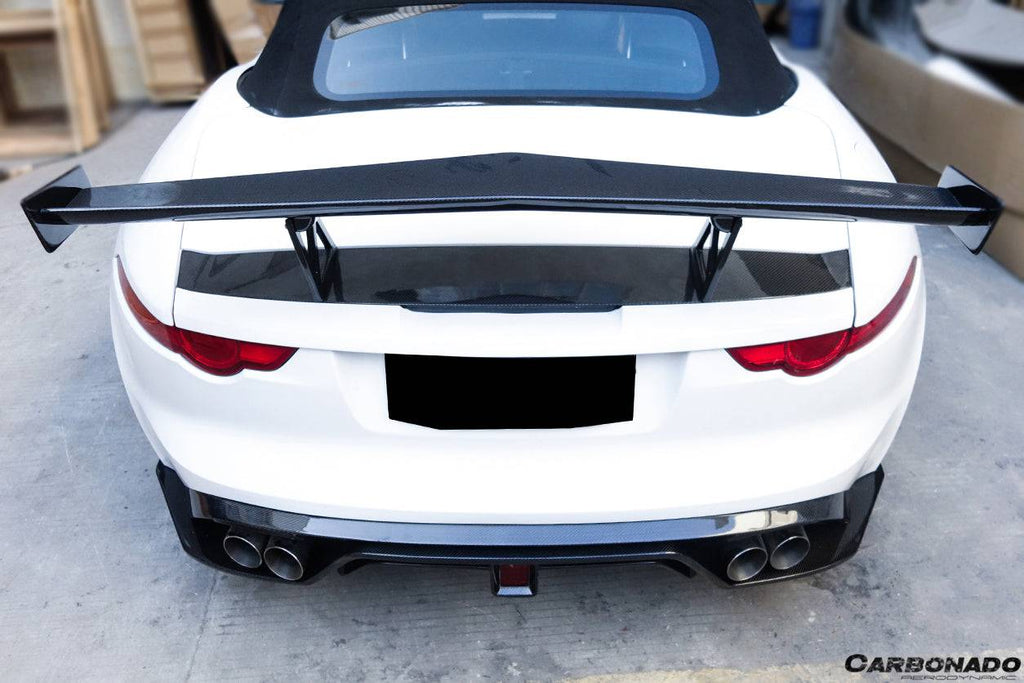 2013-2017 Jaguar F-Type Coupe/Convertible BS Style Rear Diffuser - Carbonado Aero