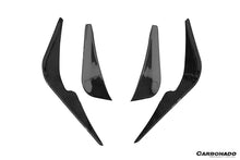 Load image into Gallery viewer, 2021-2024 Lotus Emira NYO MNK Style Dry Carbon Fiber Front Bumper canards