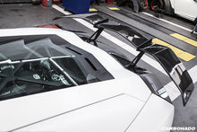 Load image into Gallery viewer, 2011-2022 Lamborghini Aventador LP700 LP750 LP740 LP720 LP780 Coupe &amp; Roadster RZS Style Carbon Fiber Trunk Spoiler wing