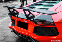 Load image into Gallery viewer, 2011-2022 Lamborghini Aventador LP700 LP750 LP740 LP720 LP780 Coupe &amp; Roadster DC Style Carbon Fiber Trunk Spoiler Wing