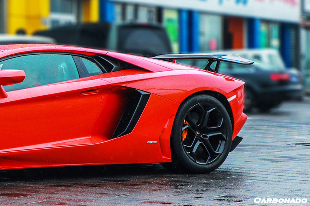 2011-2022 Lamborghini Aventador LP700 LP750 LP740 LP720 LP780 Coupe & Roadster DC Style Carbon Fiber Trunk Spoiler Wing