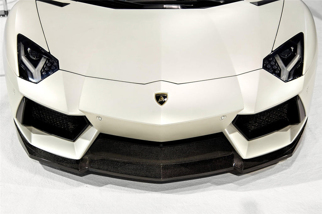 2011-2016 Lamborghini Aventador LP700 Coupe Roadster DC Style Carbon Fiber Front Lip
