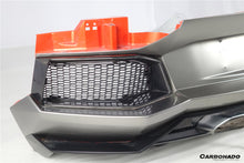 Load image into Gallery viewer, 2011-2016 Lamborghini Aventador LP700 Coupe  Roadster Oem Style Carbon Fiber Rear Bumper Grille