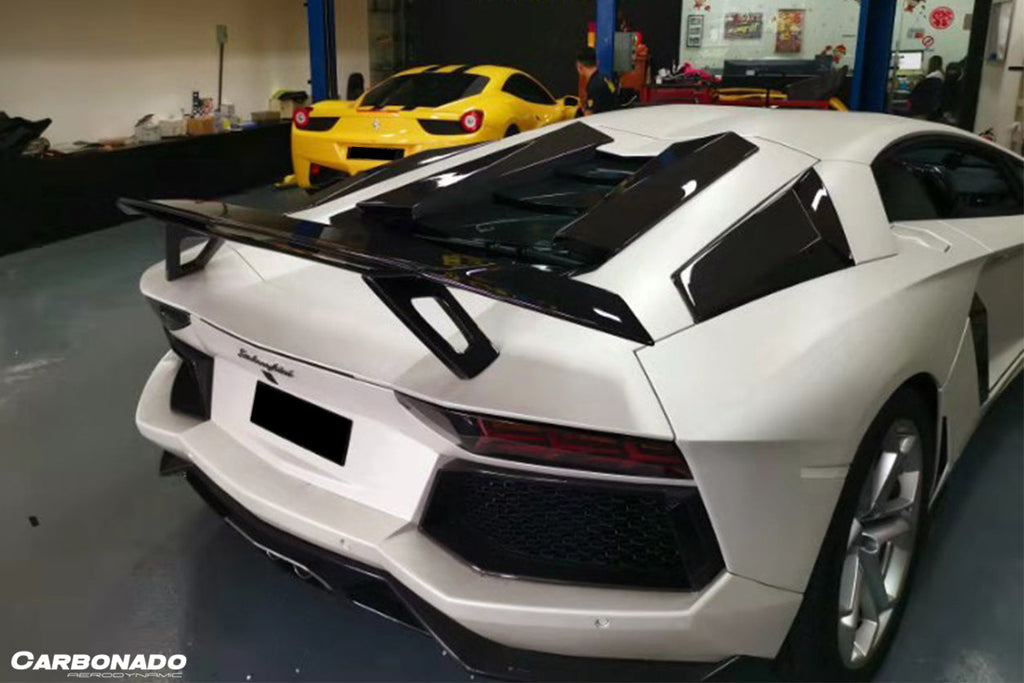2011-2022 Lamborghini Aventador LP700 LP750 LP740 LP720 LP780 Coupe & Roadster VTC Style Trunk Spoiler