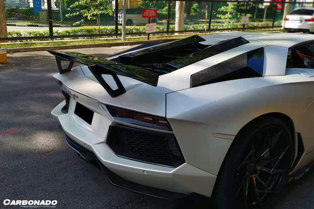 2011-2022 Lamborghini Aventador LP700 LP750 LP740 LP720 LP780 Coupe & Roadster VTC Style Trunk Spoiler