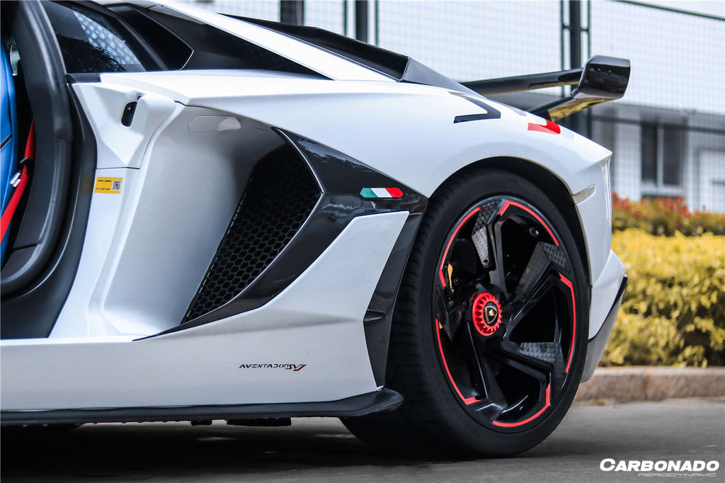 2011-2021 Lamborghini Aventador LP700 LP740 LP750 SVJ Coupe & Roadster SVJ Style Part DRY Carbon Fiber Aero Full Kit