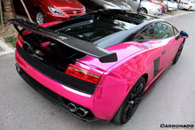 Load image into Gallery viewer, 2004-2014 Lamborghini Gallardo DC-II Style Carbon Fiber Trunk Spoiler Wing