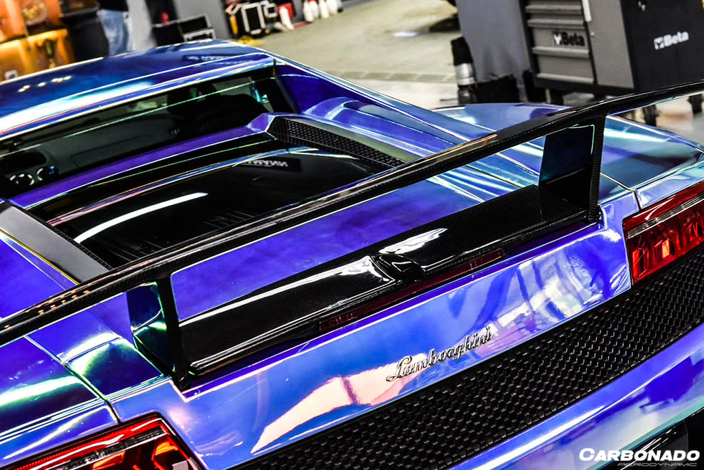 2004-2014 Lamborghini Gallardo DC Style Carbon Fiber Trunk Spoiler Wing