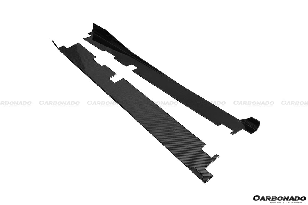 2015-2019 Lamborghini Huracan LP610 LP580 DC Style Carbon Fiber Side Skirts Under Board