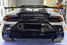 Load image into Gallery viewer, 2015-2025 Lamborghini Huracan LP610  LP580  EVO  Tecnica OD Style Carbon Fiber Trunk Spoiler Wing with Base