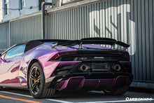 Load image into Gallery viewer, 2015-2025 Lamborghini Huracan LP610 &amp; LP580 &amp; EVO &amp; Tecnica MD Style Carbon Fiber Trunk Spoiler Wing with Base