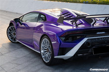 Load image into Gallery viewer, 2021-2024 Lamborghini Huracan STO Dry Carbon Fiber Trunk Spoiler Side Winglets