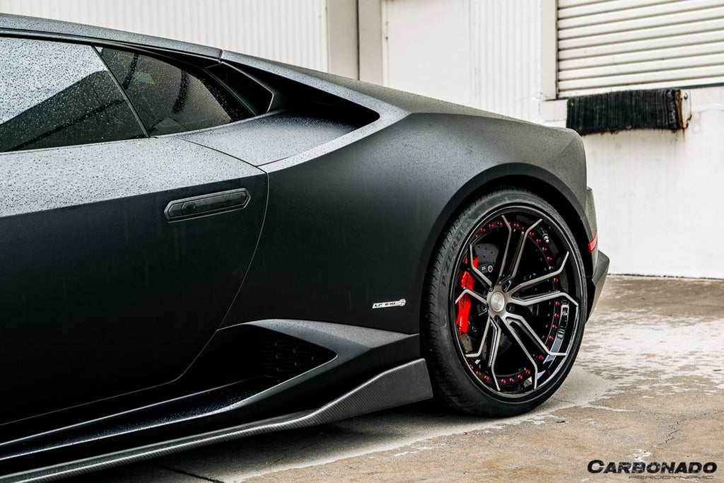 2015-2019 Lamborghini Huracan LP610 LP580 AYP Style Carbon Fiber Side Skirts Under Board