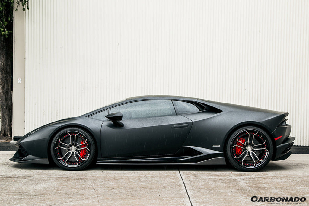 2015-2019 Lamborghini Huracan LP610 LP580 AYP Style Carbon Fiber Side Skirts Under Board