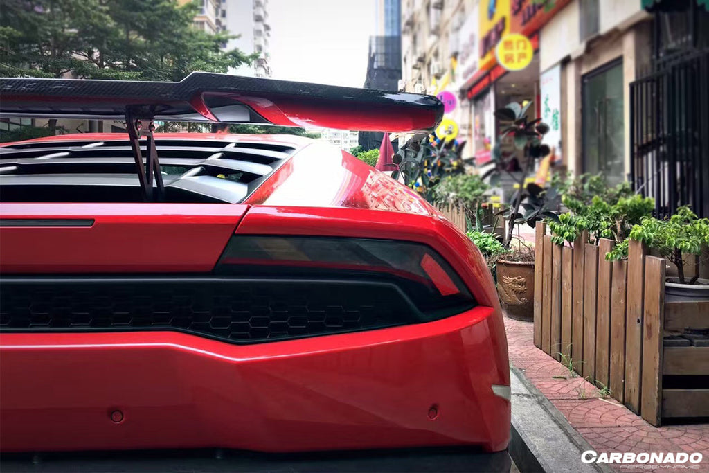 2015-2020 Lamborghini Huracan LP610 LP580 RZS Style Carbon Fiber Trunk Spoiler
