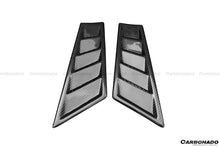 Load image into Gallery viewer, 2015-2020 Lamborghini Huracan LP580 LP610 RZS Style Carbon Fiber Front Fender Vents