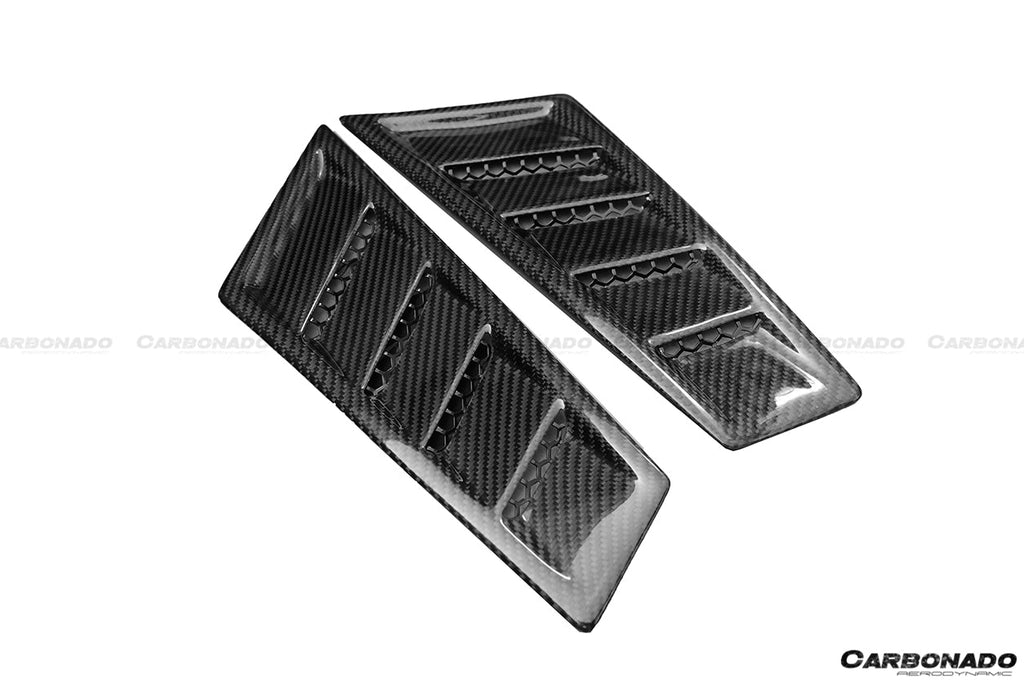 2015-2020 Lamborghini Huracan LP580 LP610 RZS Style Carbon Fiber Front Fender Vents