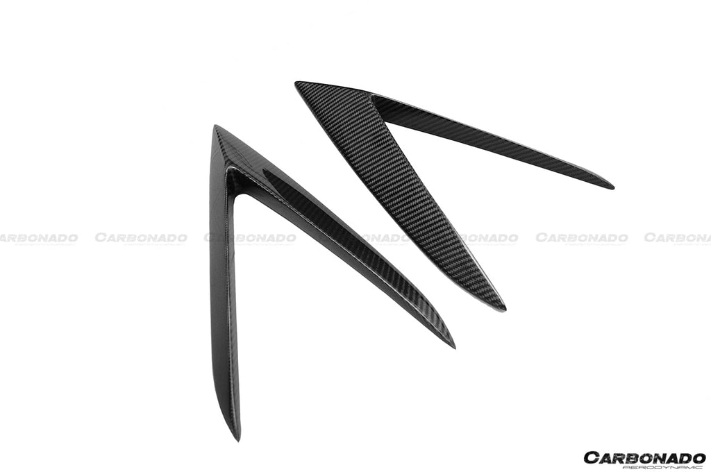 2015-2019 Lamborghini Huracan LP610 LP580 RZS Style Side Skirts Vent Canards