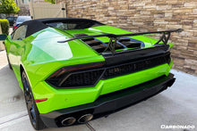Load image into Gallery viewer, 2015-2020 Lamborghini Huracan LP610 LP580 VRS Style Carbon Fiber Trunk Spoiler Wing