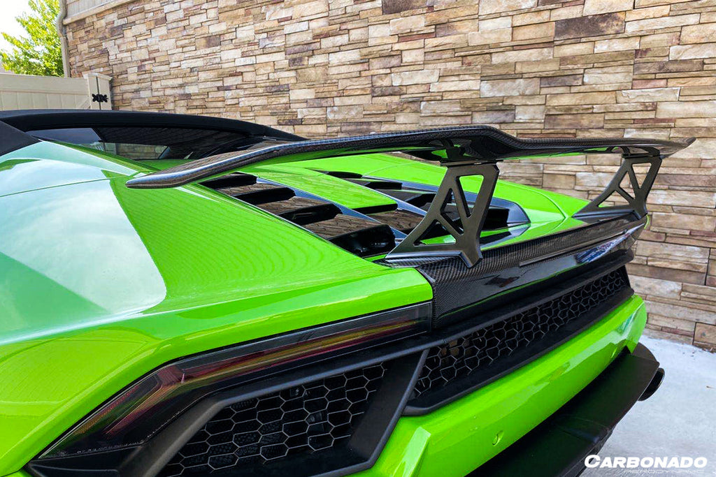2015-2020 Lamborghini Huracan LP610 LP580 VRS Style Carbon Fiber Trunk Spoiler Wing