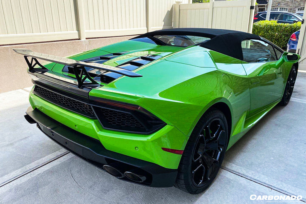 2015-2020 Lamborghini Huracan LP610 LP580 VRS Style Carbon Fiber Trunk Spoiler Wing