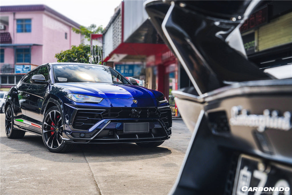 2018-2022 Lamborghini URUS TC Style Dry Carbon Fiber Front Lip Both UP and Down
