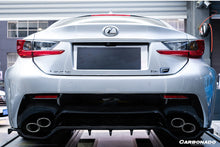 Load image into Gallery viewer, 2015-2018 Lexus RC F LX Style Carbon Fiber Rear Diffuser - Carbonado