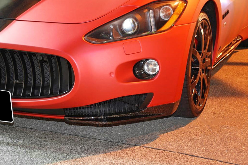 2008-2011 Maserati GranTurismo & GranTurismo S Carbon Fiber Front Lip Splitter
