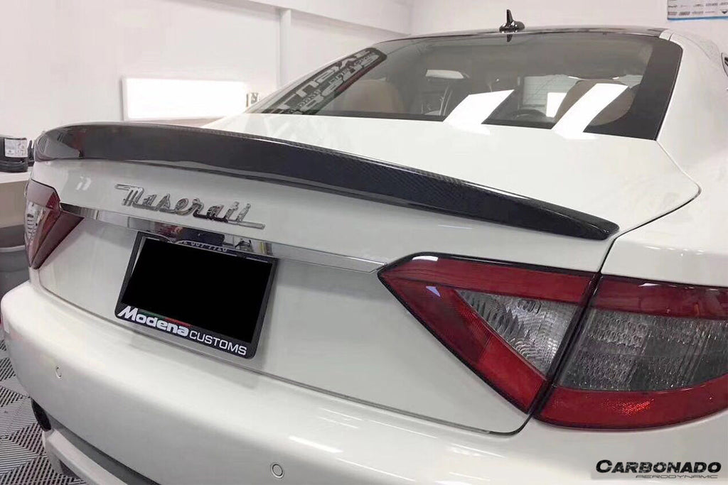 2012-2022 Maserati GranTurismo Sport & MC 4.7L Carbon Fiber Trunk Spoiler