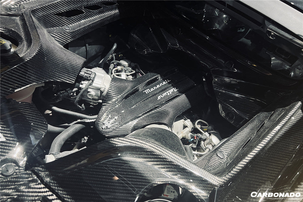 2020-UP Maserati MC20 Dry Carbon Fiber Engine Cover Replacement