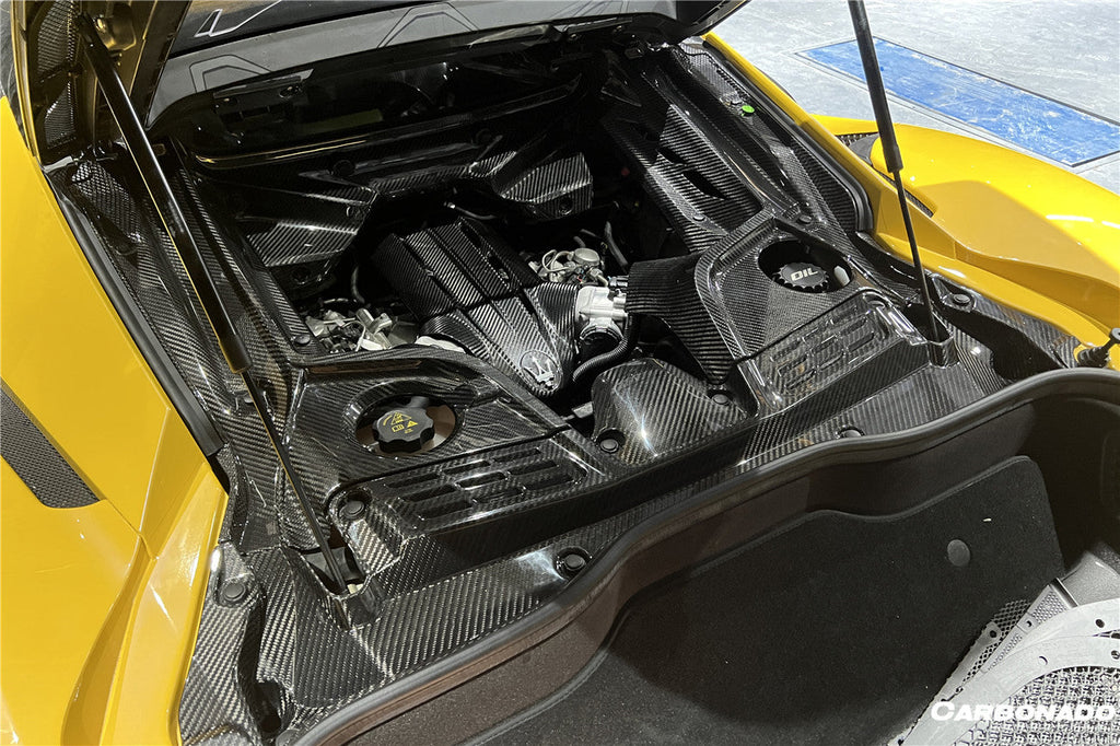 2020-UP Maserati MC20 Dry Carbon Fiber Engine Bay Room Interior