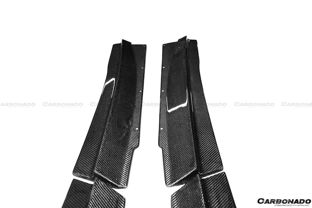 2011-2015 McLaren MP4 12C 650S RZS Style Carbon Fiber Side Skirts