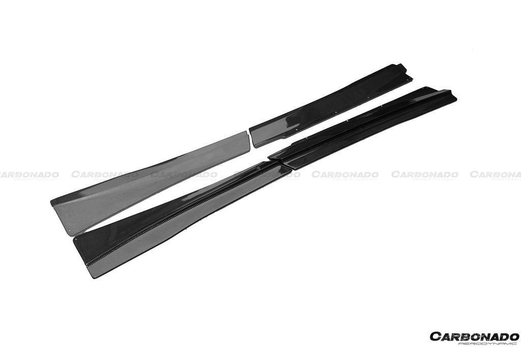 2011-2015 McLaren MP4 12C 650S RZS Style Carbon Fiber Side Skirts