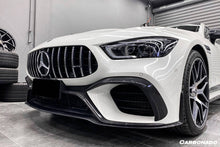 Load image into Gallery viewer, 2019-2023 Mercedes Benz AMG GT63/S 4Door Coupe X290 OEM Style Carbon Fiber Front Canards - Carbonado