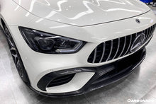 Load image into Gallery viewer, 2019-2023 Mercedes Benz AMG GT63/S 4Door Coupe X290 OEM Style Carbon Fiber Front Canards - Carbonado Aero