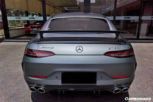 Load image into Gallery viewer, 2019-2023 Mercedes Benz AMG GT63 S GT50 4Door Coupe X290 OEM Style Carbon Fiber Trunk Spoiler - Carbonado
