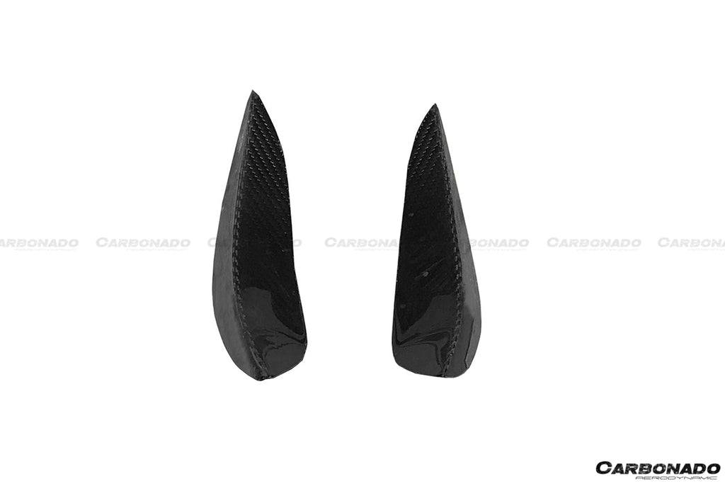 2015-2017 Mercedes Benz AMG GT GTS RS Style Carbon Fiber Front Canards