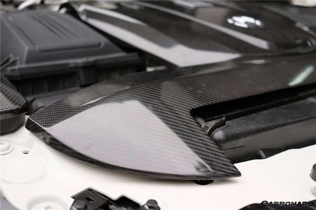 2015-2020 Mercedes Benz AMG GT/GTS Autoclave Carbon Fiber Engine Cover Replacement - Carbonado Aero
